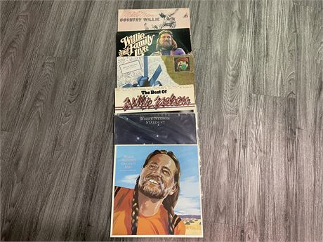 6 WILLIE NELSON RECORDS