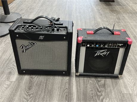 2 GUITAR AMPS - BOTH NEED WORK / AS IS