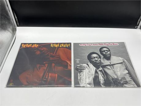 2 BUDDY GUY RECORDS - EXCELLENT (E)