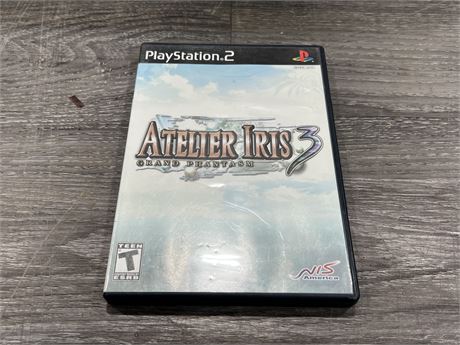 ATERLIER IRIS 3 - PS2 - GOOD CONDITION W/INSTRUCTIONS