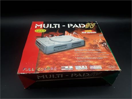 PLAYSTATION ONE MULTI TAP - CIB - MINT CONDITION