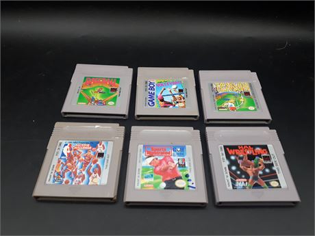 COLLECTION OF ORIGINAL GAMEBOY GAMES