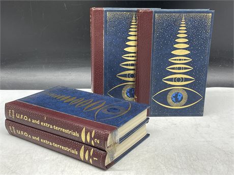 UFO’S & EXTRATERRESTRIAL SET OF 4 BOOKS
