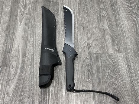 NEW GERBER KNIFE + SHEATH (19” LONG)