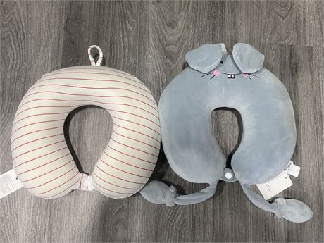 2 NEW NECK PILLOWS W/ TAGS