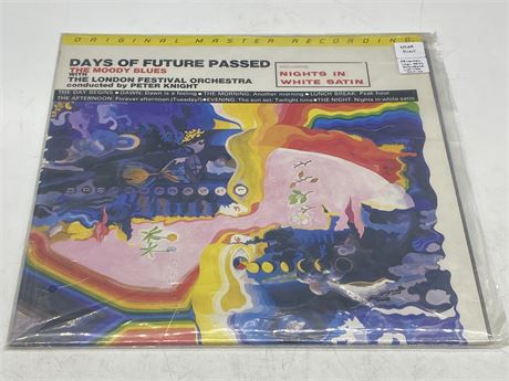 ORIGINAL 1981 MOODY BLUES AUDIOPHILE - DAYS OF FUTURE PASSED - NEAR MINT (NM)