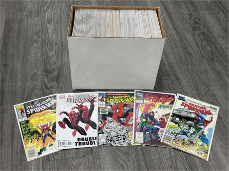 SHORTBOX OF SPIDER-MAN COMICS