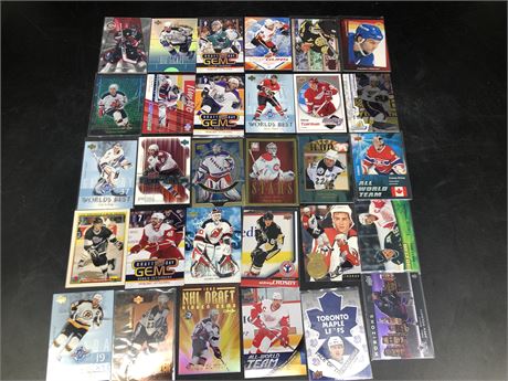 30 CARD LOT OF INSERTS