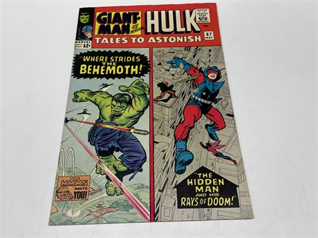 GIANT-MAN AND THE INCREDIBLE HULK TALES TO ASTONISH #67