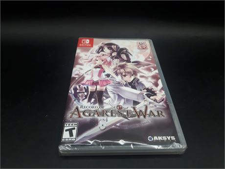 SEALED - RECORD OF AGAREST WAR - SWITCH