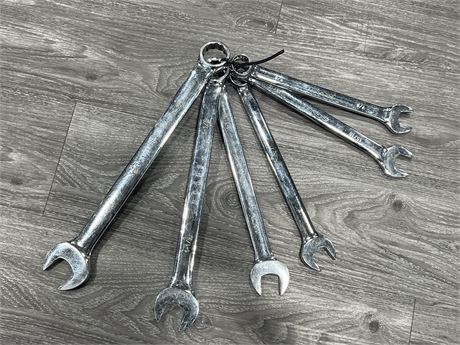 SET OF 6 SIGNED WRENCHES