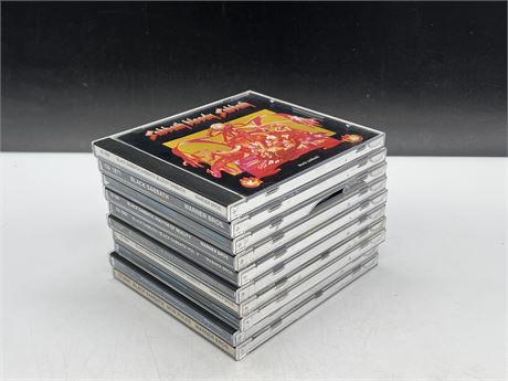 10 BLACK SABBATH CDS - ALL SUPER CLEAN