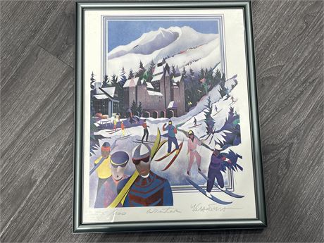 SIGNED/NUMEBERED PAUL YGARTUA PRINT - ‘THE FOUR SEASONS OF WHISTLER’