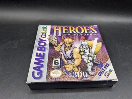 HEROES OF MIGHT & MAGIC - CIB - VERY GOOD CONDITION - GAMEBOY COLOR