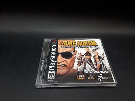 DUKE NUKEM LAND OF THE BABES - VERY GOOD CONDITION - PLAYSTATION