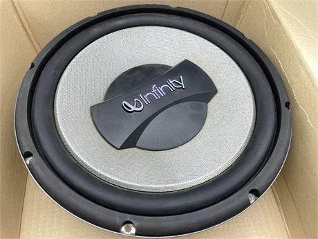 INFINITY 12” SELECTABLE IMPEDANCE SUBWOOFER