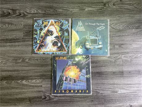 DEF LEPPARD RECORDS