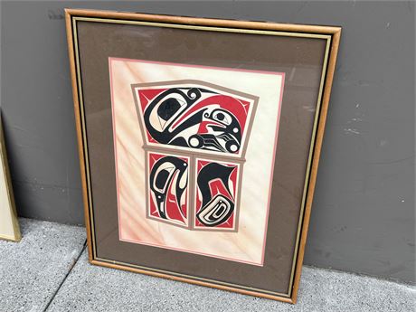 SIGNED / NUMBERED INDIGENOUS PRINT (22.5”x26.5”)