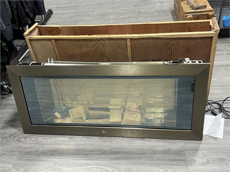 (NEW) WALL MOUNT AQUARIUM COMPLETE W/ACCESSORIES (54.5” wide)