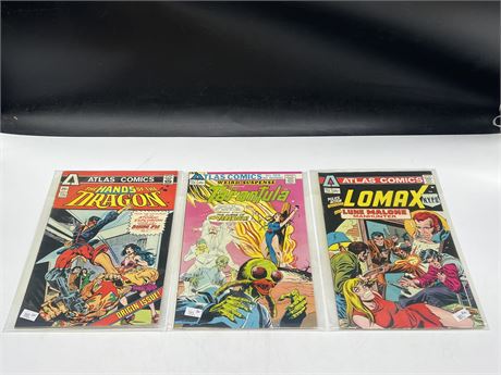3 FIRST ISSUE COMICS