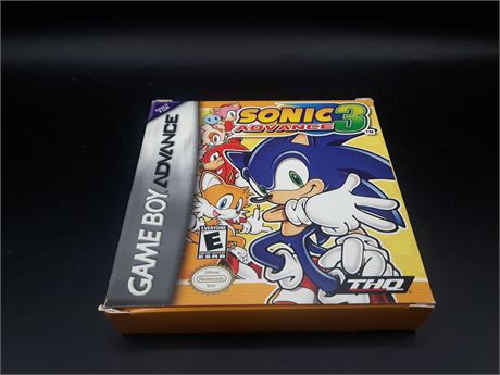 SONIC ADVANCE 3 - VERY GOOD CONDITION - GAMEBOY ADVANCE