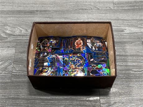 SMALL BOX OF ASSORTED CURRENT BASKETBALL CARDS