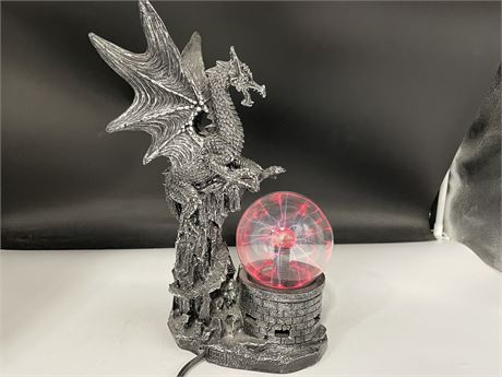 MYSTERY COLLECTOR DRAGON WITH LIGHTNING BALL 13”