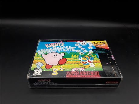 KIRBY'S AVALANCHE - VERY GOOD CONDITION - SNES