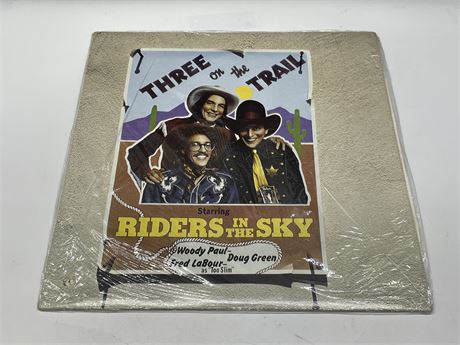 SEALED - RIDERS IN THE SKY - THREE ON THE TRAIN