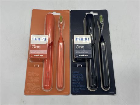 2 NEW PHILLIPS ELECTRIC TOOTHBRUSHES