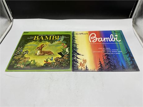 2 BAMBI RECORDS - VG+
