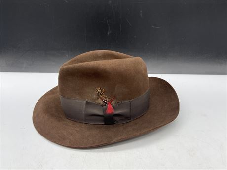 VINTAGE IMPERIAL STETSON FEDORA - SIZE 7