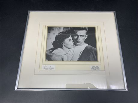 JAMES DEAN & NATALIE WOOD (REBEL WITHOUT A CAUSE) (15”x13”)