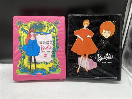 2 1960’S BARBIE DOLL CASES