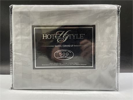 HOTEL STYLE 500 THREAD COUNT QUEEN SHEET SET