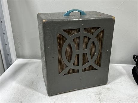 VINTAGE SPEAKER MADE IN CANADA (14.5” tall)