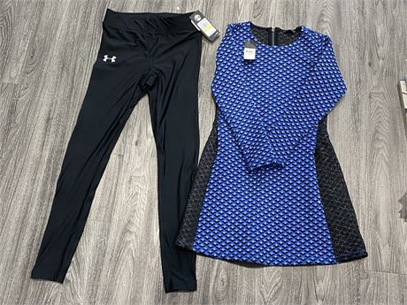 GUESS DRESS & UNDER ARMOUR TIGHTS (New with tags)