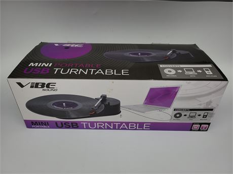 VIBE RECORD TO USB TURNTABLE