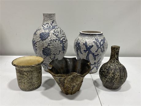 POTTERY, 4 MADE BY RONALD FEICHT (BC Potter)