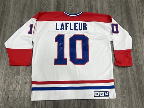 GUY LEFEUR SIGNED MONTREAL CANADIANS JERSEY - NO COA