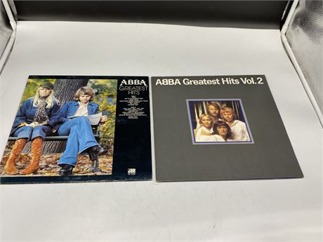 2 ABBA RECORDS - NEAR MINT (NM)