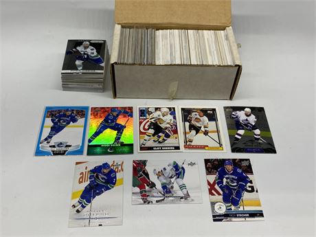 LOT OF MISC CANUCKS CARDS