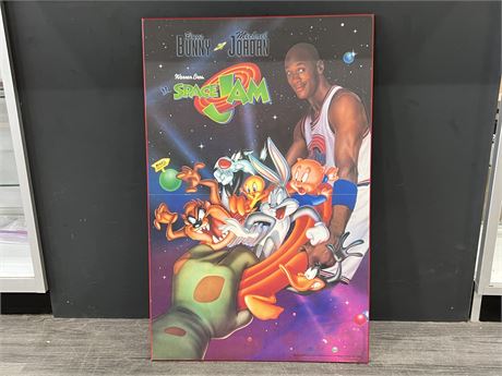 1996 SPACE JAM POSTER BOARD (22”x34”)