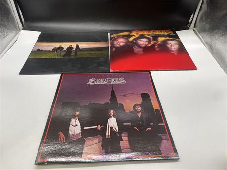 3 BEE GEES RECORDS - (VG+)