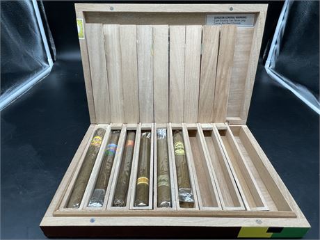 MUCANUDO 2014 ESTATE RESERVE LIMITED EDITION 6 CIGARS & 3 EMPTY COFFIN BOXES