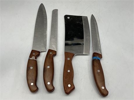 LOT OF MULLER KNIVES & CLEVER