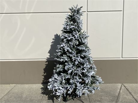 LARGE CHRISTMAS TREE W/LIGHTS (88” tall, comes apart)