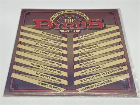 THE BYRDS - THE ORIGINAL SINGLES 1965-1967 VOLUME 1 - VG+