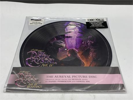 JIM HENSONS THE DARK CRYSTAL - AGE OF RESISTANCE LIMITED PICTURE DISC - MINT (M)