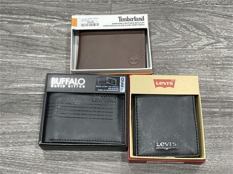 3 NEW IN BOX WALLETS